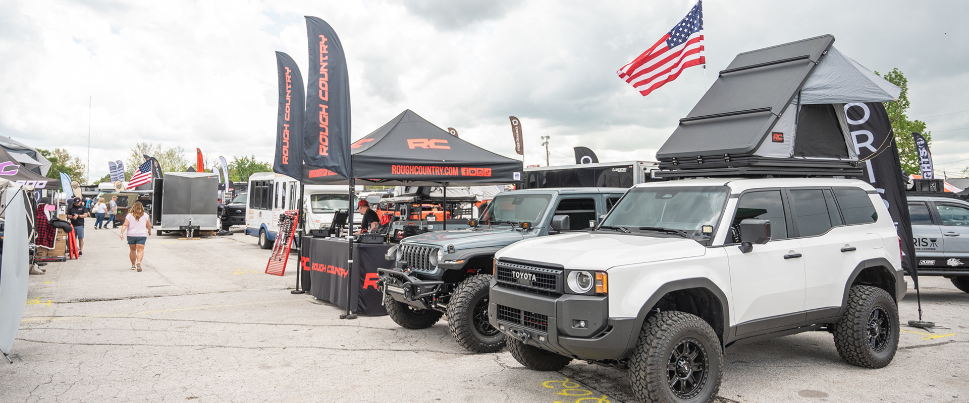 Rough Country at MOORE Expo 2025: Big Builds, Big Buzz, and Even Bigger Ideas