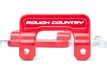 2in Leveling Lift Kit for 2007-2019 Chevrolet / GMC 1500 Pickups & SUVs, Red Billet Aluminum [1313]
