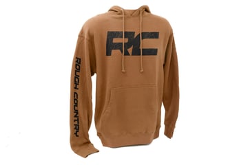 Rough Country Heavyweight Hoodie | RC Topographical | Saddle