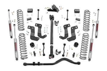 Rough Country N3 Rear Shock Absorbers (0-3" Lift) For 2007-2018 Jeep Wrangler JK