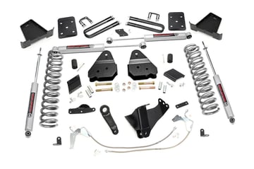 thumbnail image 2 of X AUTOHAUX 1.5" Front Leveling Lift Kit For Ford F-250 F-350 Super Duty 2005-2020 4WD | Billet Aluminum Spacers With Grade 8 Bolts Included 2 of 4