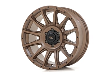 Rough Country 90 Series Wheel | One-Piece | Bronze | 18x9 | 5x5 | -12mm