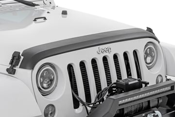 【WOOHWA】RIVET 2WAY HOOD JK Hood Louver with RC Logo | Jeep Wrangler JK/Wrangler