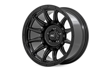 【R&B】Futrel Rough Country 90 Series Wheel | One-Piece | Gloss Black w