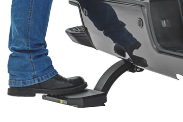 Retractable Bed Step | Manual Pull | Chevy/GMC 2500HD/3500HD (11-14)