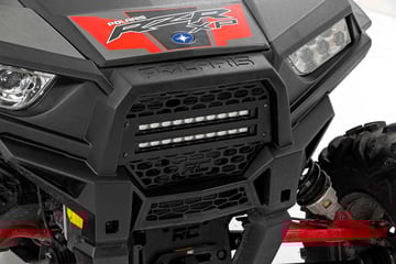 Grille Kit | 10" Black Slimline LED Pair | Polaris RZR XP 1000