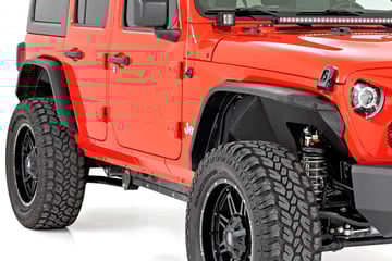 High Clearance LED Flat Fender Flare Kit | UV Treated | Jeep Wrangler JL (18-24)