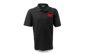 Rough Country Polo | Rough Country Logo | Black | Cotton