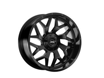 Torque Impact | Satin Black | 20x9 | 6x5.5 | -12mm | Rough