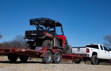 Towing UTV