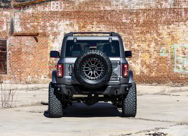 Ford Bronco,spare tire relocation