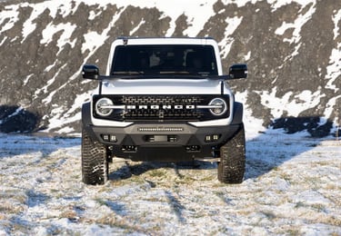 white Sasquatch Bronco