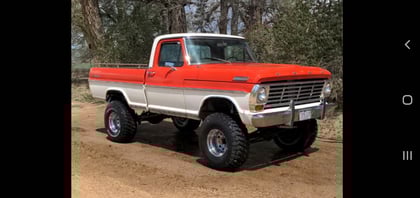 4 Inch Lifted 1967 Ford F-100