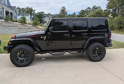 1.75 inch Lifted 2016 Jeep Wrangler Unlimited Sahara 4WD