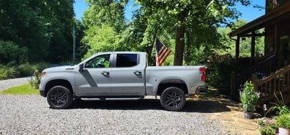 2 inch Lifted 2024 Chevy Silverado 1500 Custom Trail Boss 4WD