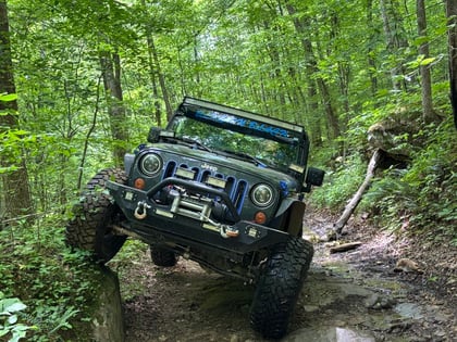 2.5 inch Lifted 2008 Jeep Wrangler Unlimited Sahara 4WD