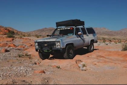 2.5 inch Lifted 1985 Chevy K20 Suburban 4WD