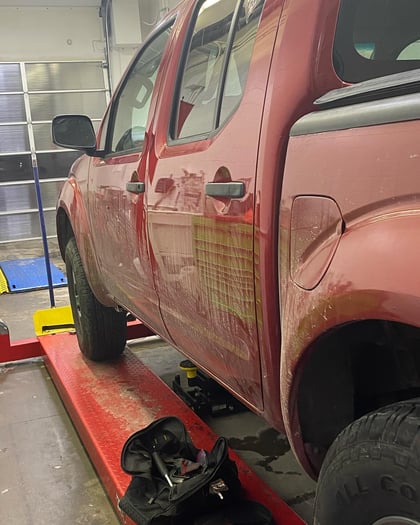 2.5 inch Lifted 2013 Nissan Frontier RWD
