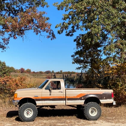 4 Inch Lifted 1989 Ford F-350 4WD