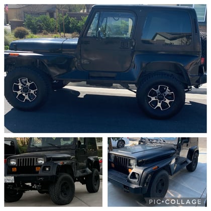 4 Inch Lifted 1992 Jeep Wrangler YJ 4WD