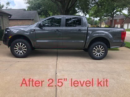 2.5 inch Lifted 2019 Ford Ranger