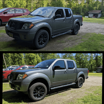 2.5 inch Lifted 2019 Nissan Frontier 4WD