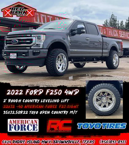2 inch Lifted 2022 Ford F-250 Super Duty 4WD