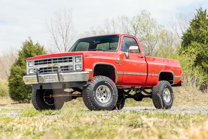 4 Inch Lifted 1985 Chevy K10