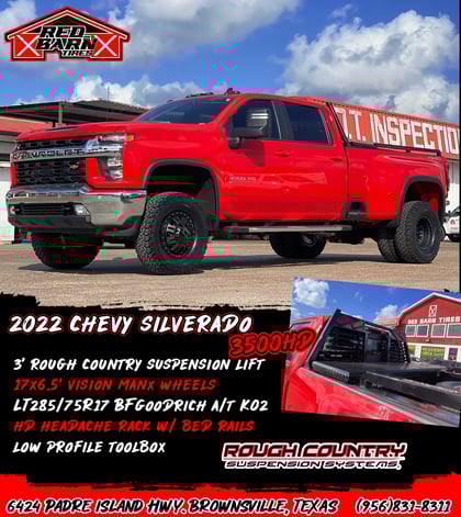 3 Inch Lifted 2022 Chevy Silverado 3500 HD 4WD