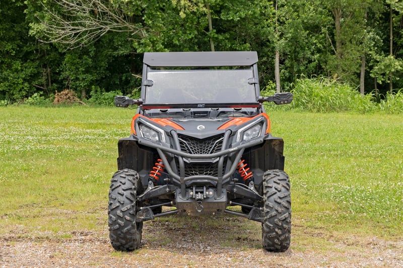 KEMIMOTO UTV Hard Roof Top For Can-Am Maverick Sport 1000R Trail 800R – 2018-2024, Black, Polypropylene
