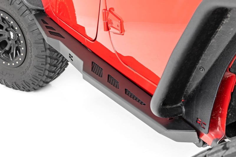 Rock Sliders | Heavy Duty | 4-Door | Jeep Wrangler Unlimited