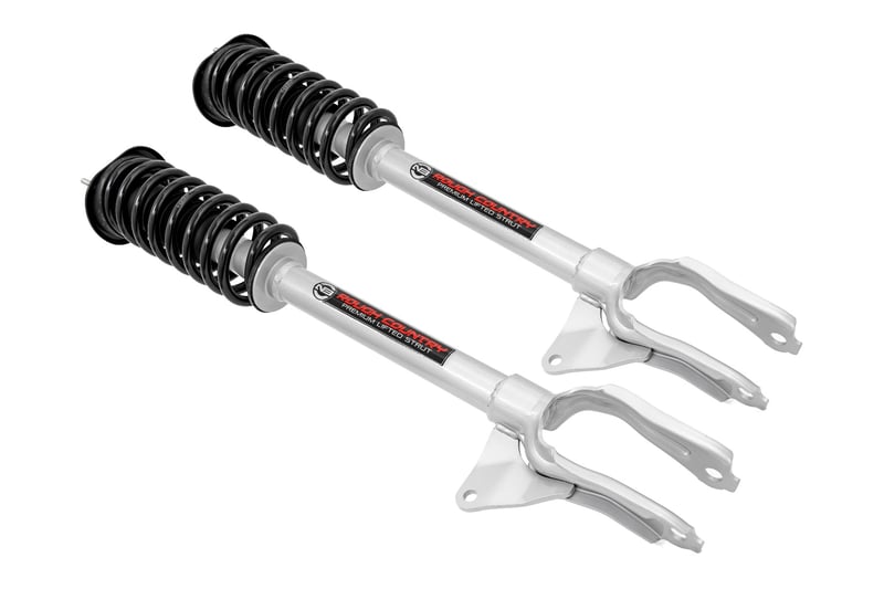 thumbnail image 2 of TRQ Loaded Complete Strut Spring Assembly Pair – Front For Jeep Grand Cherokee WK2 2011-2015, SCA57301 2 of 6