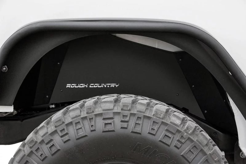 YZONA Fender Flares & Inner Liners For 2007-2018 Jeep Wrangler JK JKU – Heavy Duty Black Steel