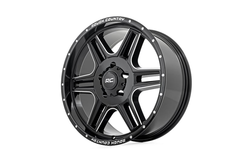 Rough Country 92 Series Wheel | Machined One-Piece | Gloss