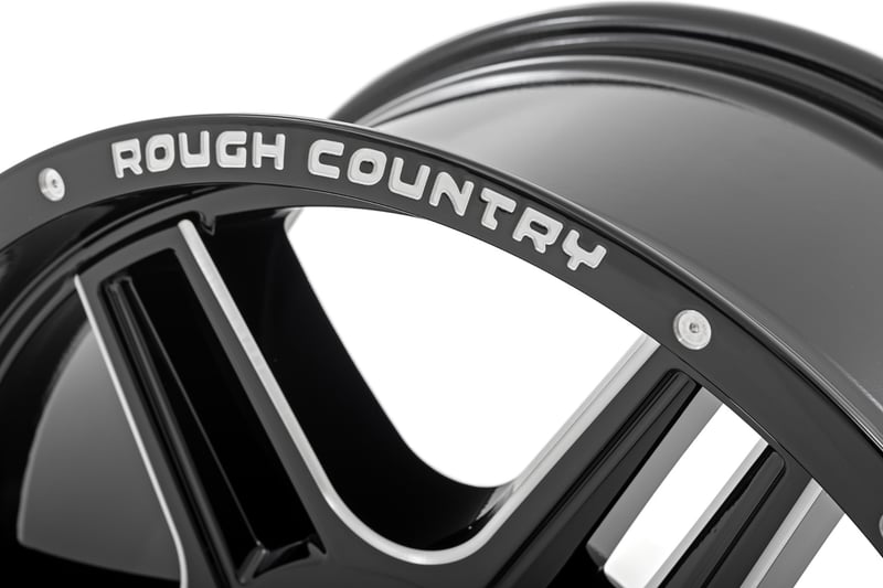 Rough Country 92 Series Wheel | Machined One-Piece | Gloss