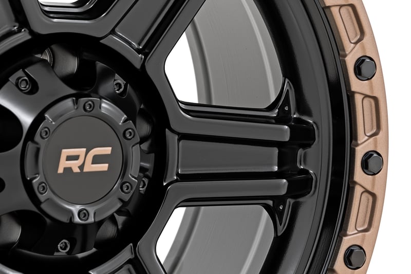 Rough Country 79 Series Wheel | One-Piece | Semi Gloss Black
