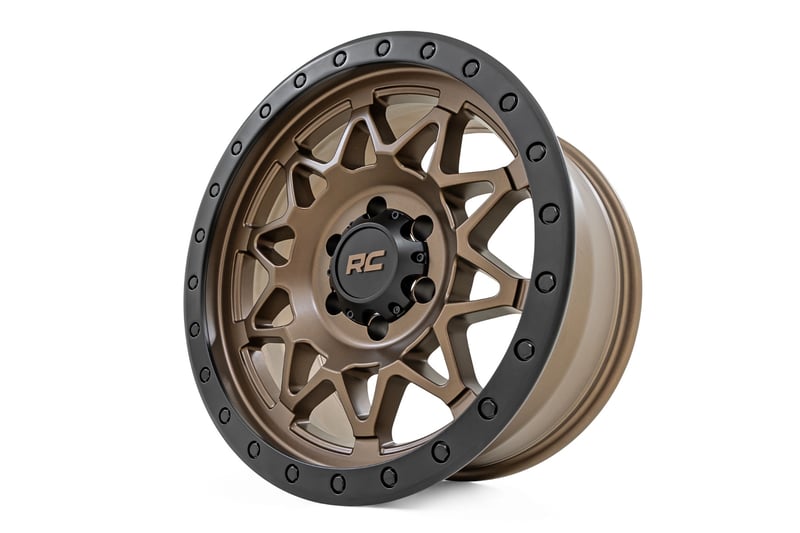 Rough Country 78 Series Wheel | Simulated Beadlock | Bronze