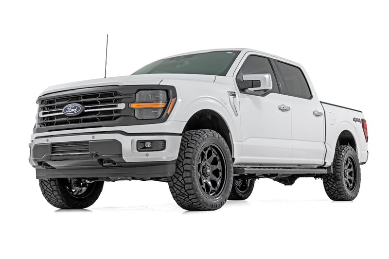 Rough Country 80 Series Wheel | One-Piece | Semi Gloss Black
