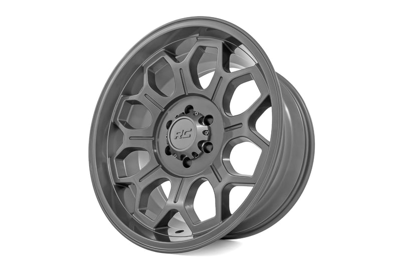 Rough Country 77 Series Wheel | One-Piece | Gunmetal Gray