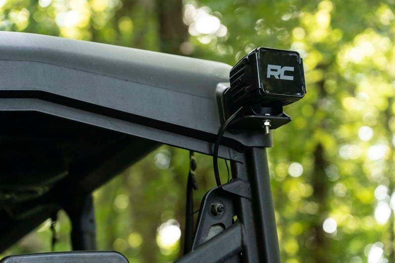 thumbnail image 2 of 21st LED Light Bar Roof Brackets For 2016+ Can-Am Defender MAX HD10 HD8 – Black 2 of 3