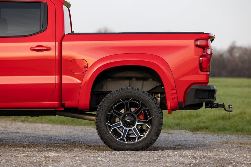 Rough Country 89 Series Wheel | One-Piece | Black Machined