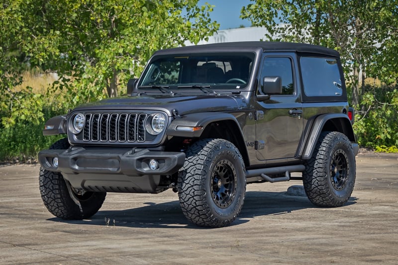 Rough Country 82 Series Wheel | One-Piece | Semi Gloss Black