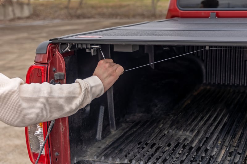Leer 630102 - 13-21 Nissan Frontier Reinforced Soft Folding Tonneau Co – Complete Street Performance