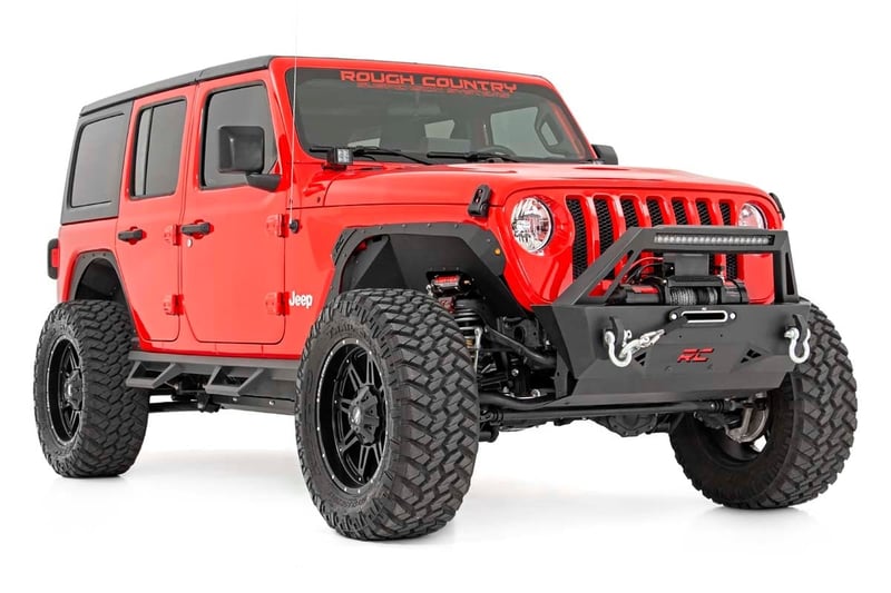 ROUGH COUNTRY 3.5インチ スプリングJeep ジープ ラングラー 3.5 Inch Lift Kit | 4-Door | Jeep Wrangler Unlimited 4WD (24