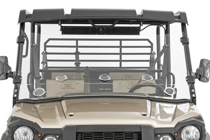 数量は多 Full Vented Windshield Mule Kawasaki | Resistant Scratch | 応援グッズ