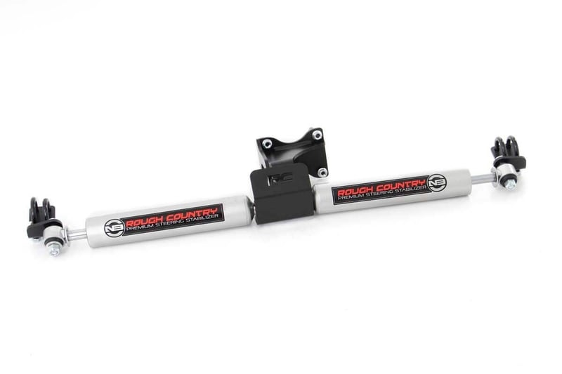 ROUGH COUNTRY N3 デュアル ステダン jk ラングラー N3 Steering Stabilizer | Dual | 2-8 Inch Lift | Jeep