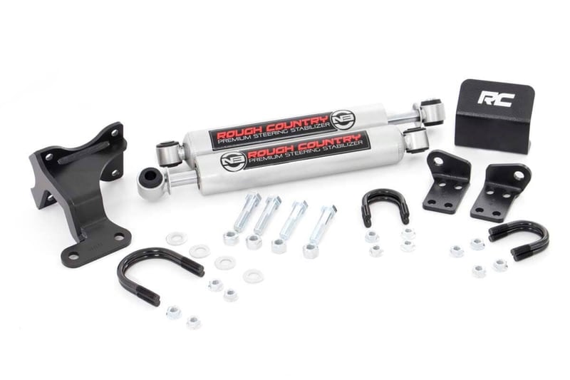 N3 Steering Stabilizer | Dual | 2-8 Inch Lift | Jeep