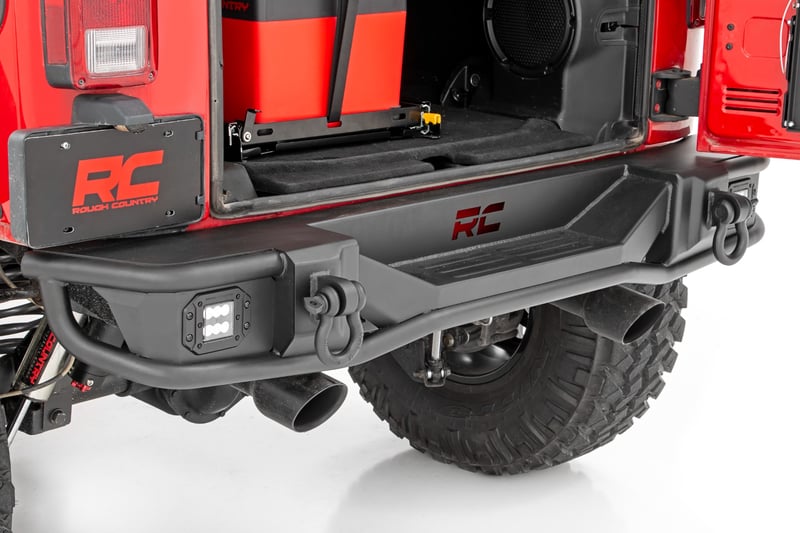 Rear Bumper | Tubular | Jeep Wrangler JK/Wrangler Unlimited