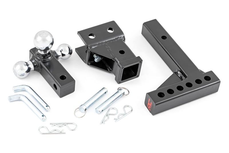 thumbnail image 2 of PROEZE Adjustable Trailer Hitch Ball Mount, Fits 2-Inch Receiver, 8 2 of 9
