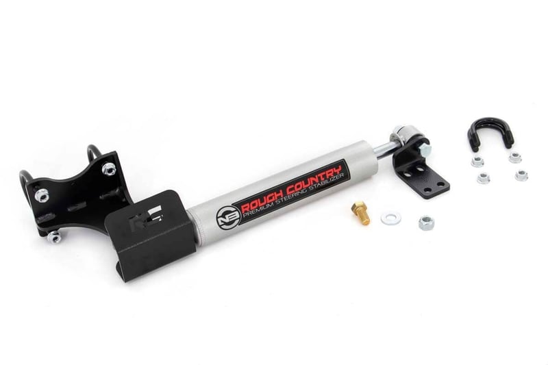 ROUGH COUNTRY N3 デュアル ステダン jk ラングラー N3 Steering Stabilizer | Dual | 2-8 Inch Lift | Jeep